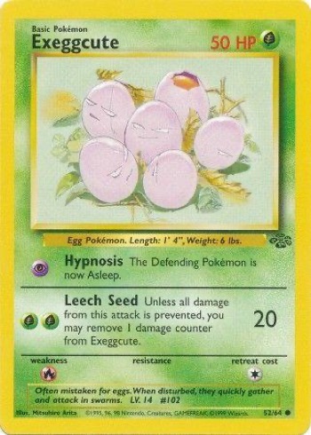 Exeggcute 52/64 from Jungle