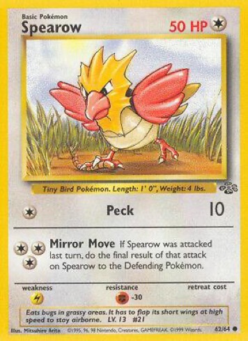 Spearow 62/64 from Jungle