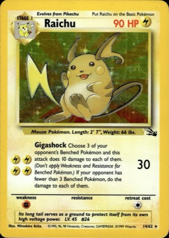 Raichu — Fossil #14