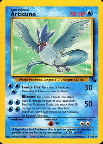 Articuno — Fossil #17