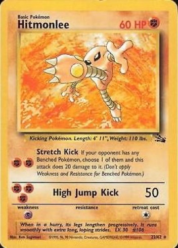 Hitmonlee — Fossil #22