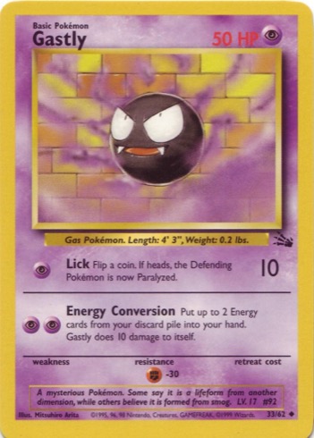 Gastly — Fossil #33