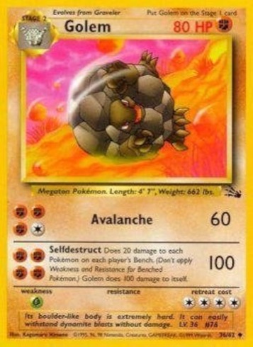 Golem 36/62 from Fossil