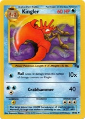 Kingler Fossil #38
