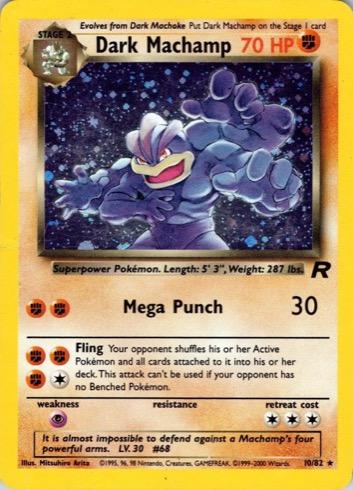 Dark Machamp — Team Rocket #10