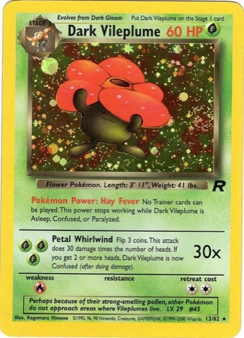 Dark Vileplume — Team Rocket #13