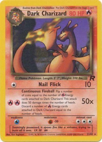 Dark Charizard — Team Rocket #21