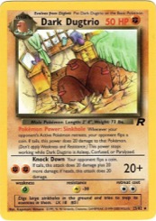 Dark Dugtrio 23/82 Team Rocket