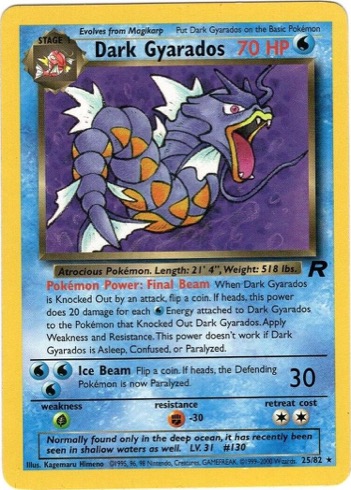 Dark Gyarados — Team Rocket #25