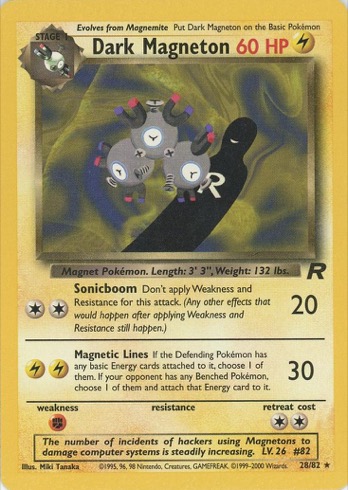Dark Magneton — Team Rocket #28