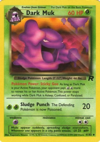 Dark Muk 41/82 from Team Rocket