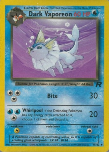 Dark Vaporeon — Team Rocket #45