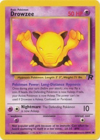 Drowzee — Team Rocket #54