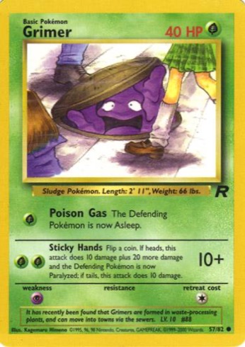 Grimer 57/82 from Team Rocket