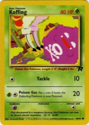 Koffing Team Rocket #58