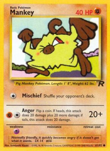 Mankey — Team Rocket #61