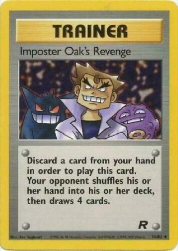 Imposter Oak's Revenge 76/82 from Team Rocket