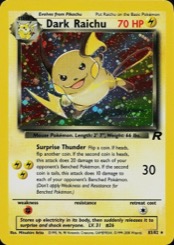 Rarest Pokémon Cards: chase rarities by value — Dark Raichu