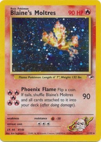 Blaine's Moltres — Gym Heroes #1