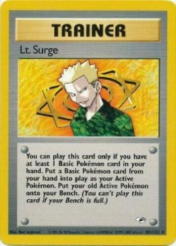 Lt. Surge — Gym Heroes #101