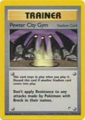Pewter City Gym 115/132