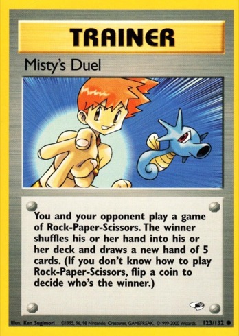Misty's Duel 123/132 from Gym Heroes
