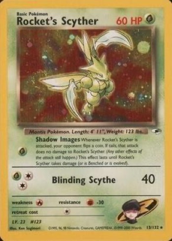 Rocket's Scyther — Gym Heroes #13