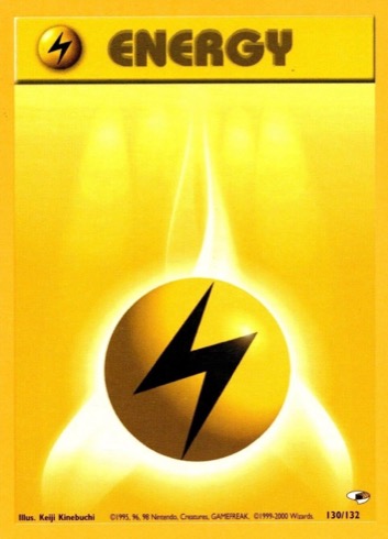 Lightning Energy 130/132 from Gym Heroes