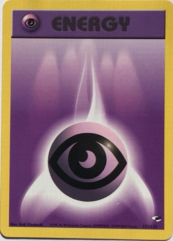 Psychic Energy 131/132 from Gym Heroes
