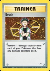 Most Valuable 1st Edition Pokémon Cards — Brock