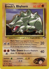 Brock's Rhyhorn Gym Heroes #22