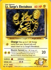 Lt. Surge's Electabuzz 27/132 Gym Heroes