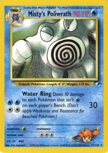 Misty's Poliwrath — Gym Heroes #31