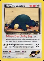 Most Valuable 1st Edition Pokémon Cards — Rocket's Snorlax
