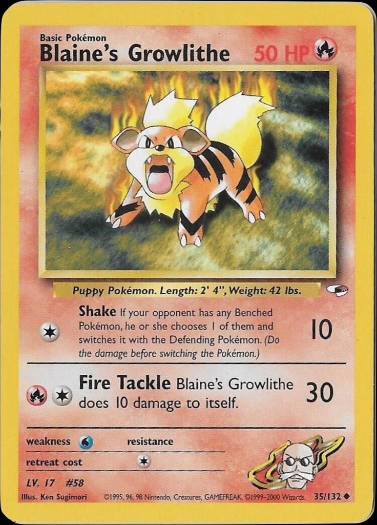 Blaine's Growlithe