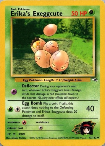 Erika's Exeggcute 43/132 from Gym Heroes