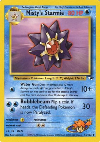Misty's Starmie — Gym Heroes #56