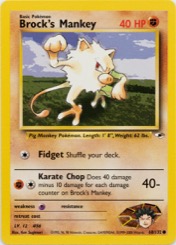 Brock's Mankey Gym Heroes #68