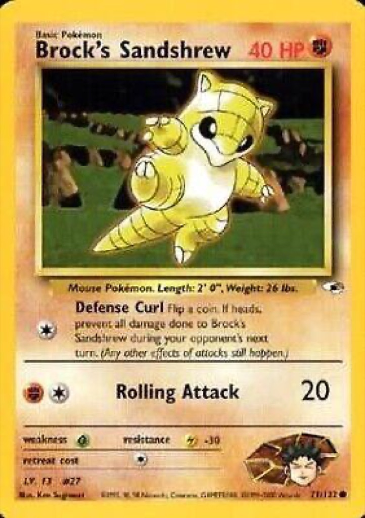 Brock's Sandshrew