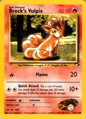 Brock's Vulpix 73/132 Gym Heroes