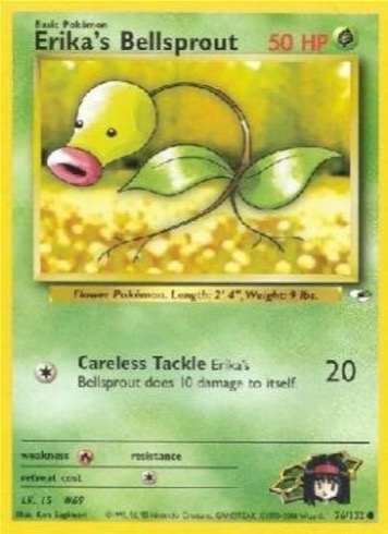Erika's Bellsprout 76/132 from Gym Heroes