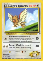 Lt. Surge's Spearow 83/132