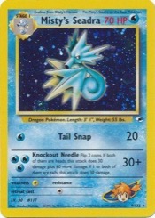 Most Valuable 1st Edition Pokémon Cards — Misty's Seadra
