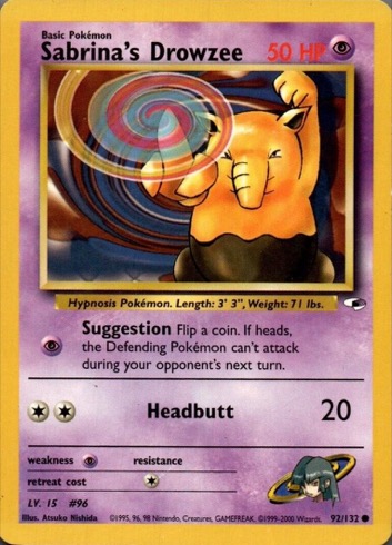 Sabrina's Drowzee 92/132 from Gym Heroes