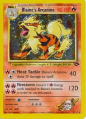 Most Valuable 1st Edition Pokémon Cards — Blaine's Arcanine