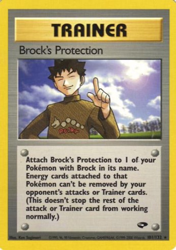 Brock's Protection 101/132 from Gym Challenge