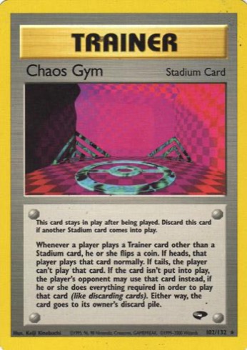 Chaos Gym 102/132 from Gym Challenge