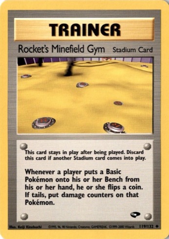Rocket's Minefield Gym 119/132 from Gym Challenge