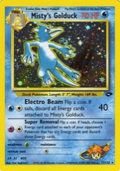 Most Valuable 1st Edition Pokémon Cards — Misty's Golduck