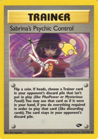 Sabrina's Psychic Control 121/132 from Gym Challenge